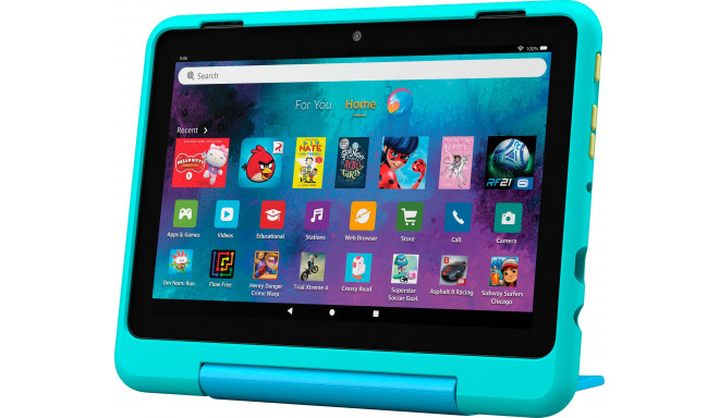 Amazon Fire HD 8 32GB Kids Pro (2024), sinine/hello teal