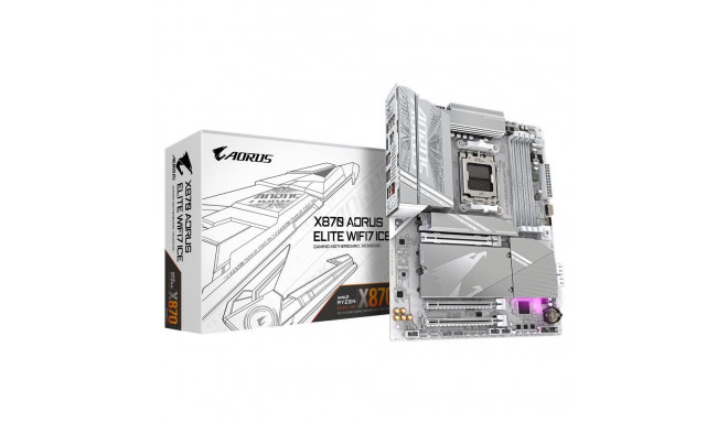 Mainboard|GIGABYTE|AMD X870E|SAM5|ATX|Memory DDR5|Memory slots 4|1xPCI-Express 3.0 2x|1xPCI-Express 