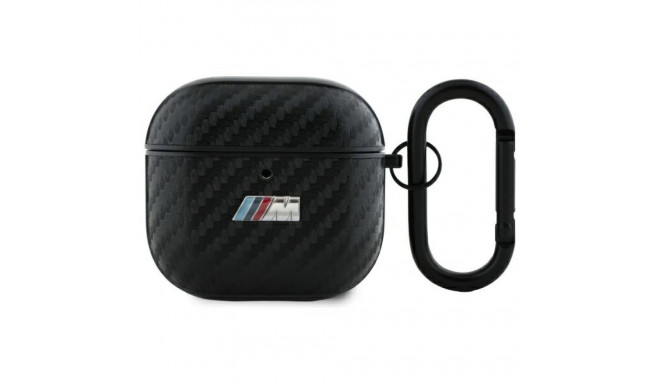 BMW BMA4CMPUCA AirPods 4 cover black PU Carbon M Collection