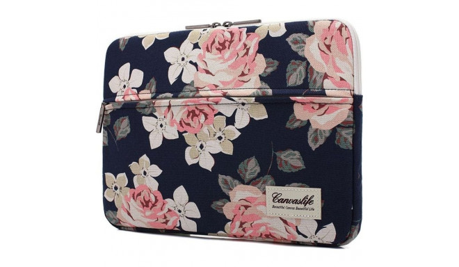 CANVASLIFE SLEEVE LAPTOP 15-16 NAVY ROSE