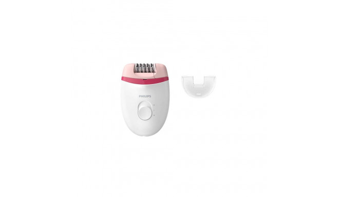 PHILIPS BRE235/00 Corded Compact Epilator (White and Pink)