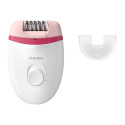 PHILIPS BRE235/00 Corded Compact Epilator (White and Pink)