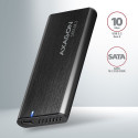 AXAGON Väline USB-C 3.2 Gen 2 metallist korpus M.2 SATA SSD ketastele AXAGON Väline USB-C 3.2 Gen 2 metallist korpus M.2 SATA SSD ketastele