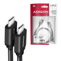 AXAGON Andmeside- ja laadimiskaabel | BUCM3-CM20AB | USB Type-C USB Type-C-ga