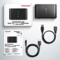 AXAGON SuperSpeed USB DUAL 2.5" SSD/HDD MINI dokk ADSA-D25