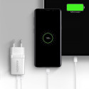 AXAGON Seinakontakti Laadija 2x Porti (USB-A + USB-C), 20W | ACU-PQ20W