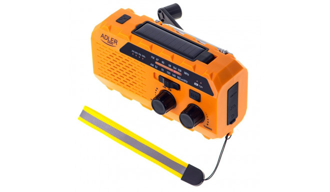 Adler | Portable radio with flashlight | AD 1197 | Alarm function