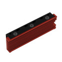 AXAGON | Passiivne alumiiniumist jahuti kõigile M.2 SSD-dele, suurus 2280, kõrgus 12 mm | CLR-M2