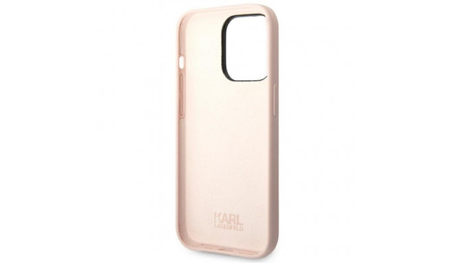 Karl Lagerfeld KLHCP14XSLKHLP iPhone 14Pro Max 6.7" hardcase pink Silicone Karl`s Head