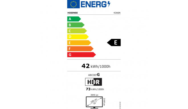 LED TV Hisense 43A6N