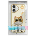 Nimmy iPhone 16 6.1" case khaki Cool&Cute 2.0 Cat