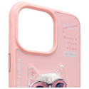 Nimmy iPhone 15 Pro Max 6.7" case pink Cool&Cute 2.0 Cat