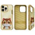 Nimmy kaitseümbris iPhone 15 Pro Max 6.7" khaki Big Eyed Pet 2.0 kass