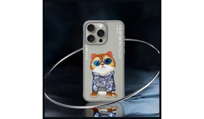 Nimmy ümbris iPhone 15 Pro 6.1" hall klaas Cool Cat