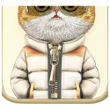 Nimmy case iPhone 15 Pro Max 6.7" khaki Cool&Cute 2.0 Cat Nimmy case iPhone 15 Pro Max 6.7" khaki Cool&Cute 2.0 Cat