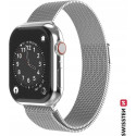 Swissten Mesh band for apple watch 42-44 mm silver