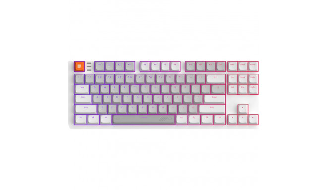 Dark Project ALU87 Delta G3Ms Moonstone Keyboard (DPKB_DELTA_87_ANSI)