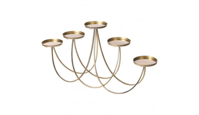 Beliani Metal Candlestick 38 cm Gold BUARAN