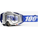 100% Goggles 100% RACECRAFT KOBALT SININE (Selge Lääts Uduvastase Kattega + 10 Lisalehte) (UUS)