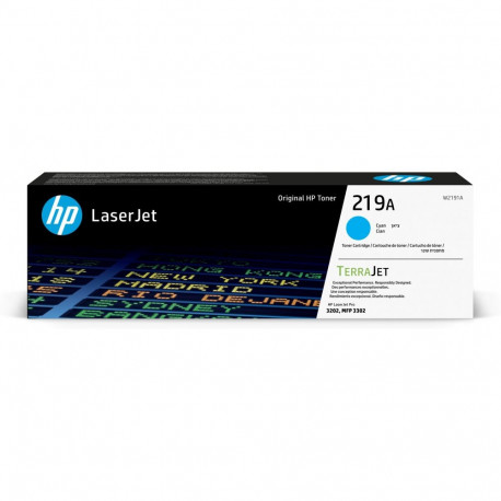 "HP 219A Cyan Original LaserJet Toner Cartridge"