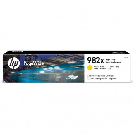 "HP 982X PageWide Cartridge Yellow High Yield"