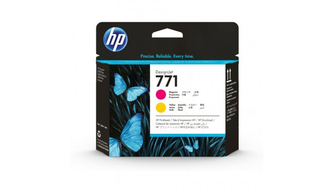 "HP 771 original printhead CE018A magenta and yellow"