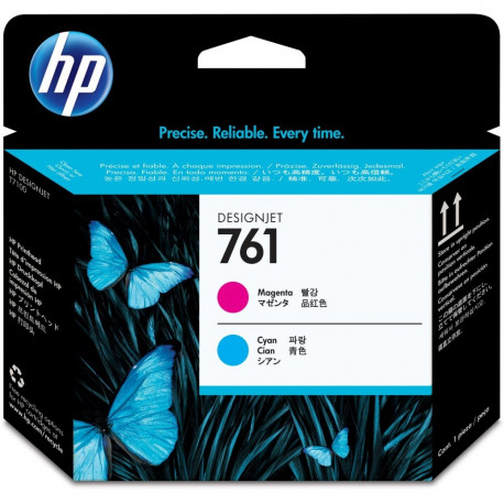 "HP 761 Original Druckkopf magenta und cyan 1er-Pack"