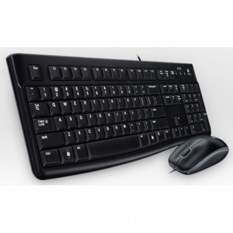 "Logitech Desktop MK120 [FR] Black/noir"