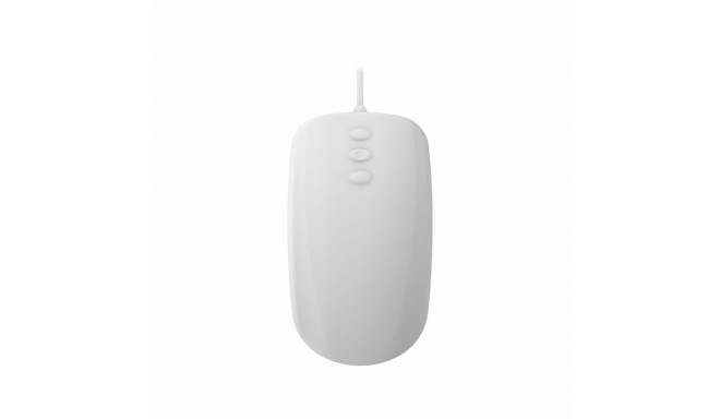 "Cherry Mouse AK-PMH3 Medical 3-Button Scroll corded sealed white IP68 kabelgebunden, 3-Button-Scrol