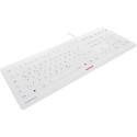 "Cherry Keyboard STREAM PROTECT [DE] white grey"