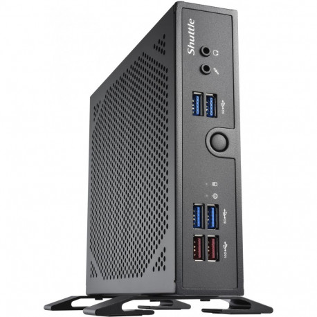"Barebone ShuttleBarebone DS50U5 Black (Core i5-1335U) fanless Fanless 24-7 ready, w/o WLAN"