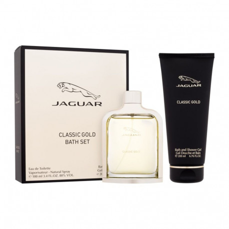 Jaguar Classic Gold Eau de Toilette (100ml) (Edt 100 ml + Shower Gel 200 ml)