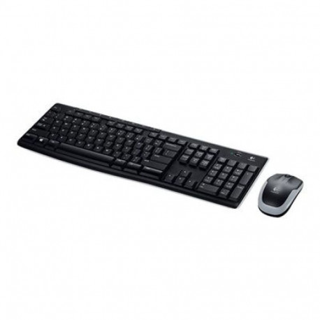 Logitech Keyboard and Mouse Set MK270 - US Layout - Black