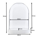 Clayre Eef Cloche 6GL1764 Transparent 26x15x33 cm