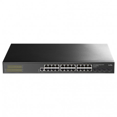 Cudy GS2024S2 hallatav L2/L3 Gigabit Ethernet (10/100/1000) 1U must võrgulüliti