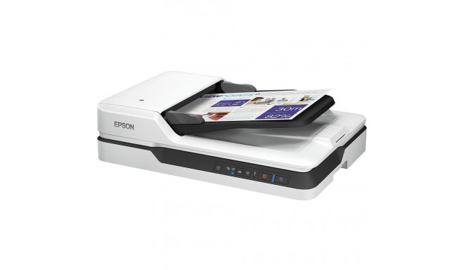 Epson WorkForce DS-1660W tasapinnaline skanner 1200 x 1200 DPI A4 must, valge