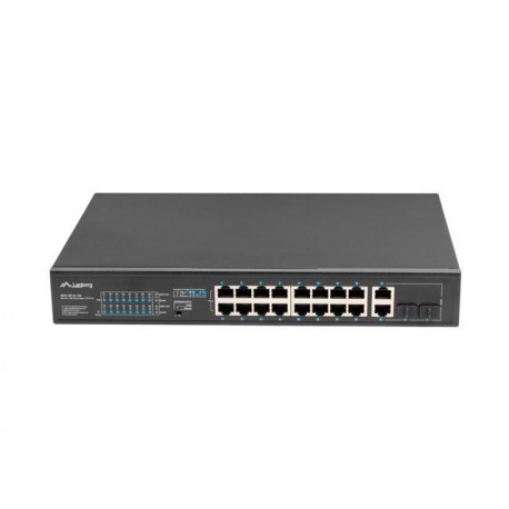 Lanberg RSFE-16P-2C-150 network switch Unmanaged Gigabit Ethernet (10/100/1000) Power over Ethernet 