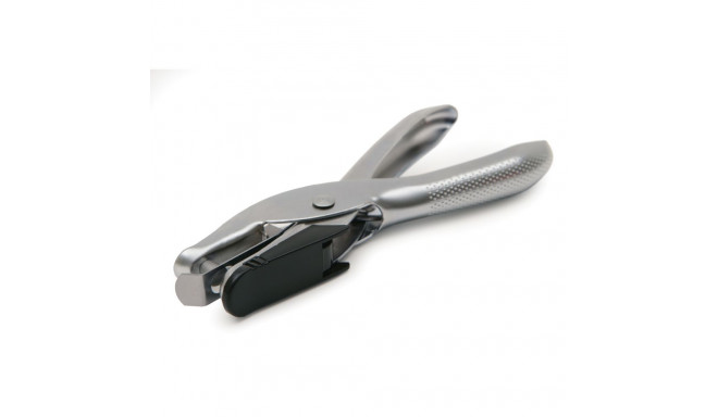 Single hole punch, 10 sheets, metal, RAPESCO "25", silver