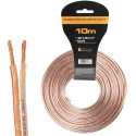 Audio Cable - Libox 10m 2x1.5mm Transparent