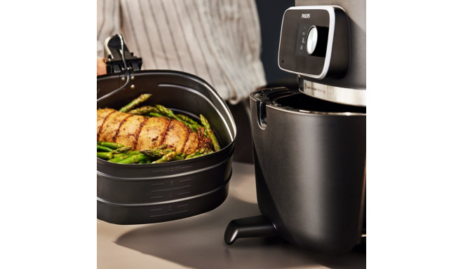 Hot Air Fryer - Philips 7000 Series Hd9880/90 8.3l 2200w Black, Stainl