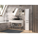 Bathroom Cabinet - Nel Iv 31x30x174 Cm White