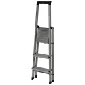 Folding Ladder - Krause Solidy 3 Steps Aluminium Silver