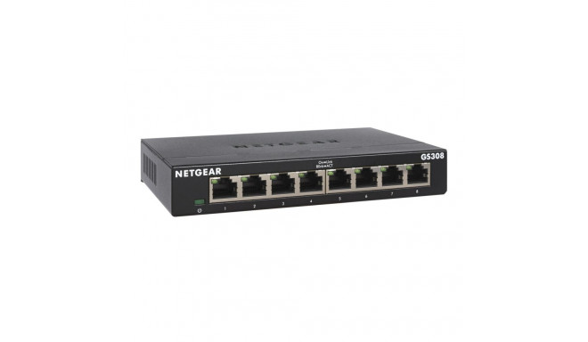 Network Switch - Netgear Gs308-300pes 8 Port Gigabit Ethernet Black