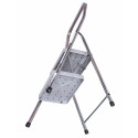 Portable Stairway - Krause Folding Step Toppy Xl Silver