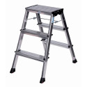 Folding Ladder - Krause Step Rolly Silver