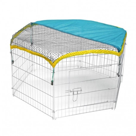 Hexagonal Rabbit Pen - KERBL 56.5 x 56.5 cm with Door