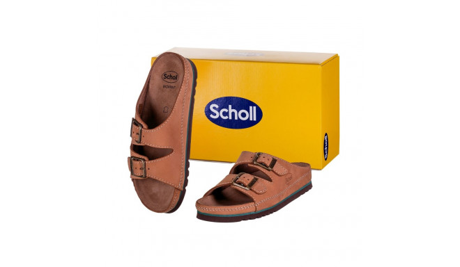 Footwear - Scholl AIR BAG BACK STRAP Sandals 35mm Brown Size 46