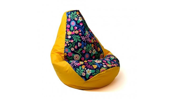 Beanbag - Sako Pear Print Yellow/white Xxl