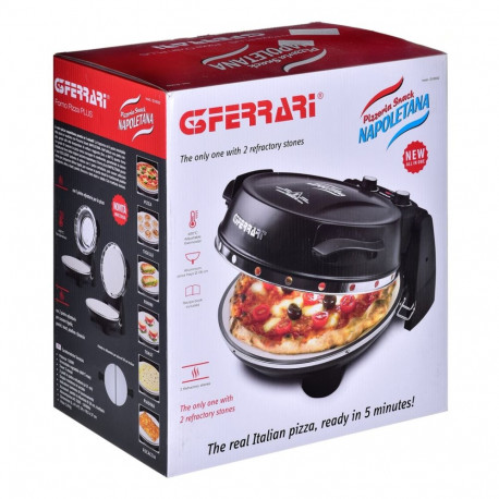 Pizza Oven - G3Ferrari G1003210 Plus Evo 1200W Black
