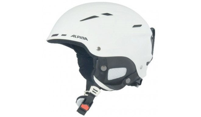 Ski Helmet - Alpina Biom 54-58 Shock-Resistant White Matte